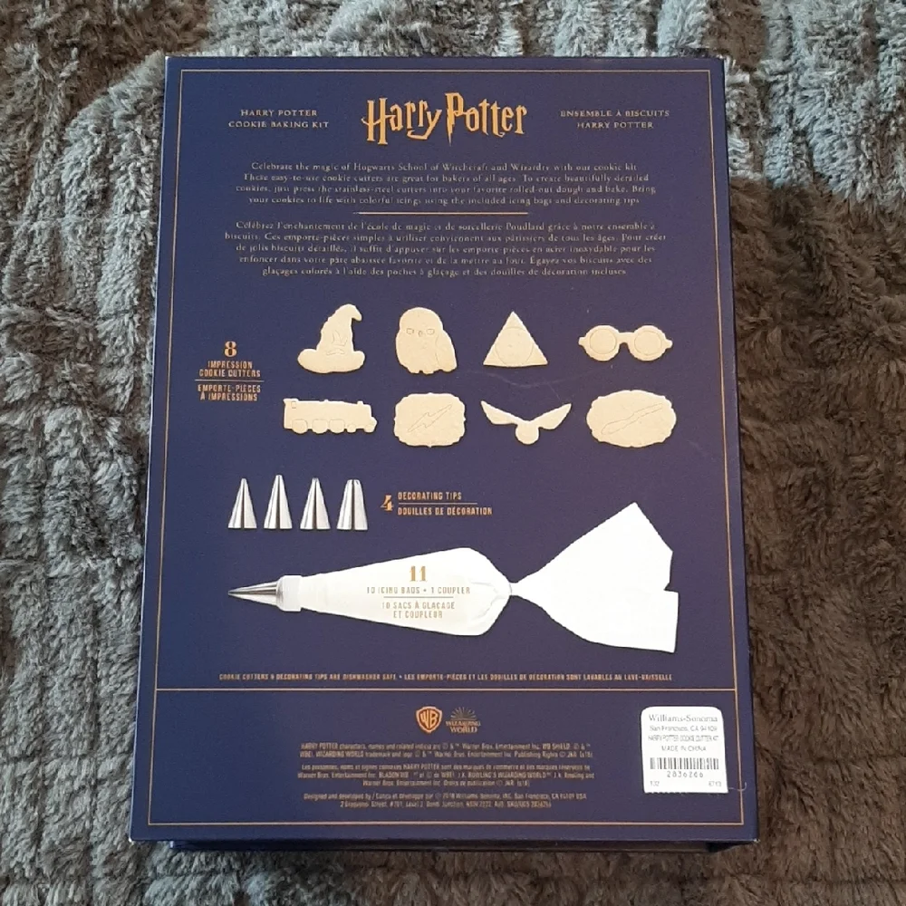 Williams Sonoma Harry Potter Cookie Baking Kit